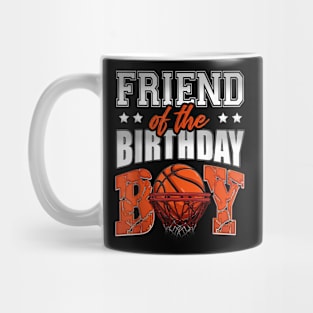 Friend Of The Birthday Boy Basketball Family Baller Party Mug